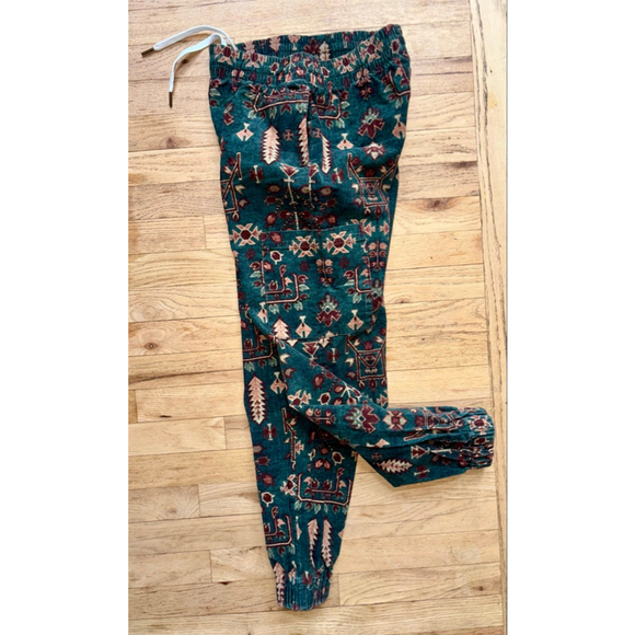 Urban Outfitters Boho Indie Western Corduroy Cargo Pants XS waist 26.5 Joggers - Picture 5 of 6